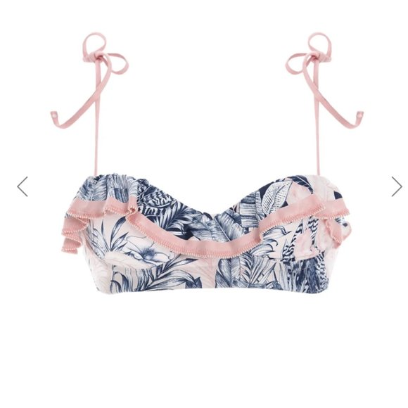 Agua Bendita MARGOT ECO BIKINI TOP WITH HANDCRAFTED DETAILS - Picture 1 of 5